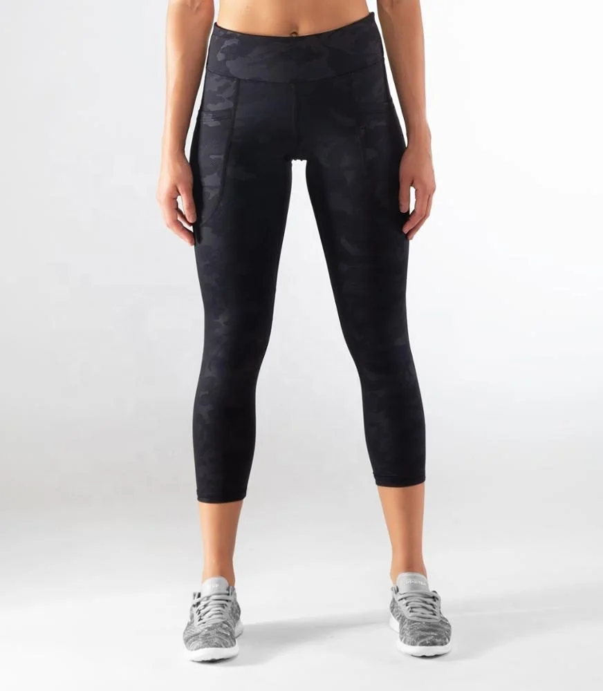 Women Customized Workout Leggings Fitness Yoga Wear Leggings Stretchy Leggings with pocket