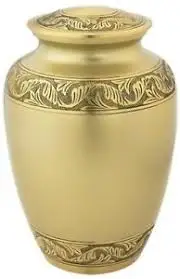 Brass Memorial Cremation urn