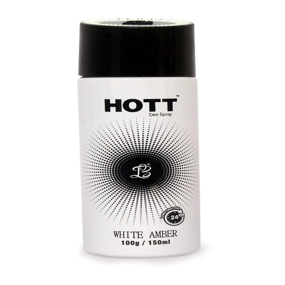 
HOTT WHITE AMBER Deodorant for Men High Quality Best Body Spray For Men- 150ml 