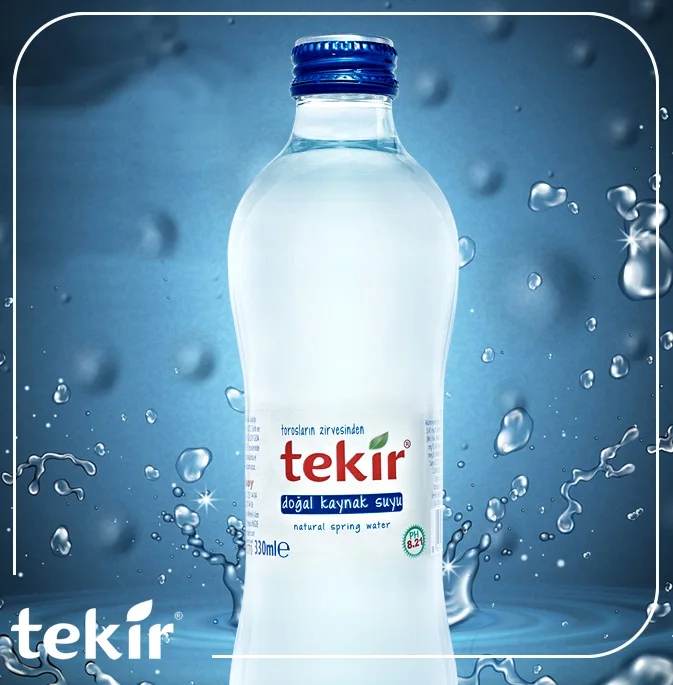 Glass bottled Spring Water