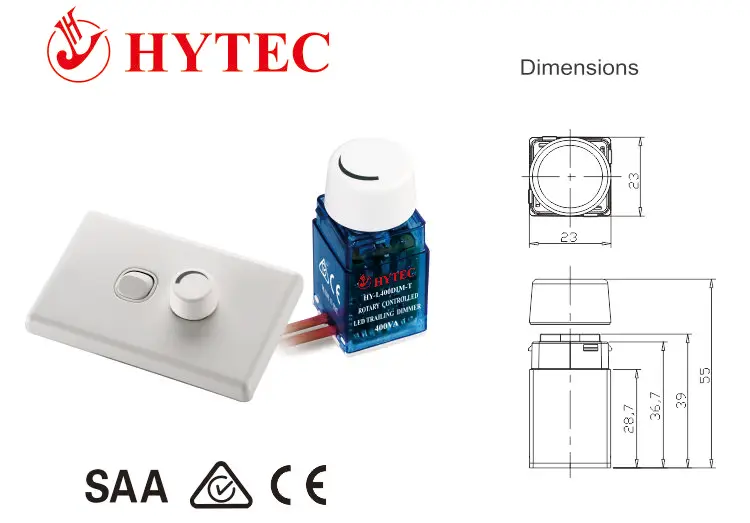 AU flicker free 50 Hz 100w led dimmer 100v 200v 380v