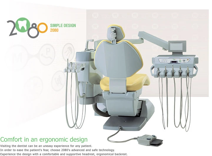 New Best Selling In Korea [NOVAVOX] Dental Unit& Chair Medical chair NV2080 High Quality and Hot Selling