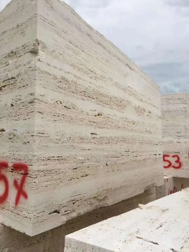 Super White Travertine Marble with Cheapest Price