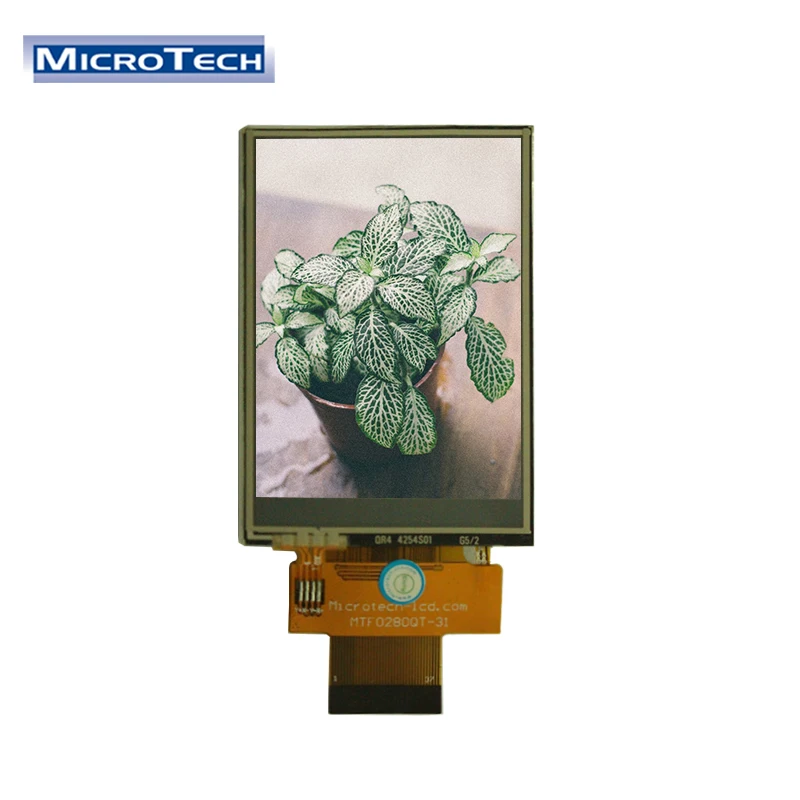 До 700 нит Солнечный свет читаемый ЖК-модуль Быстрая доставка 37 Pin Гибкая печатная схема 2,8 дюймов TFT LCD