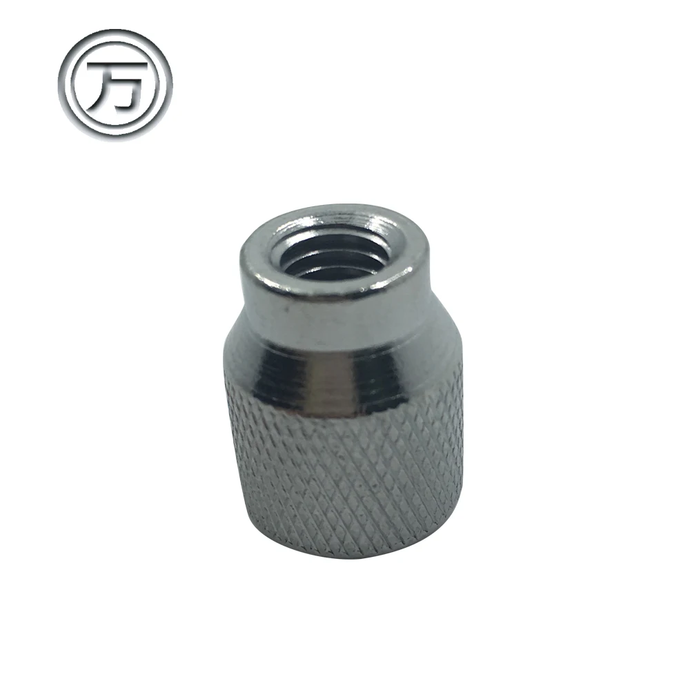 Good price oem precision lock m8 long knurled nut