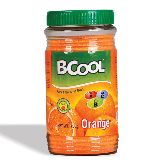 Instant Orange Fruit Flavored Drink Mix Powder