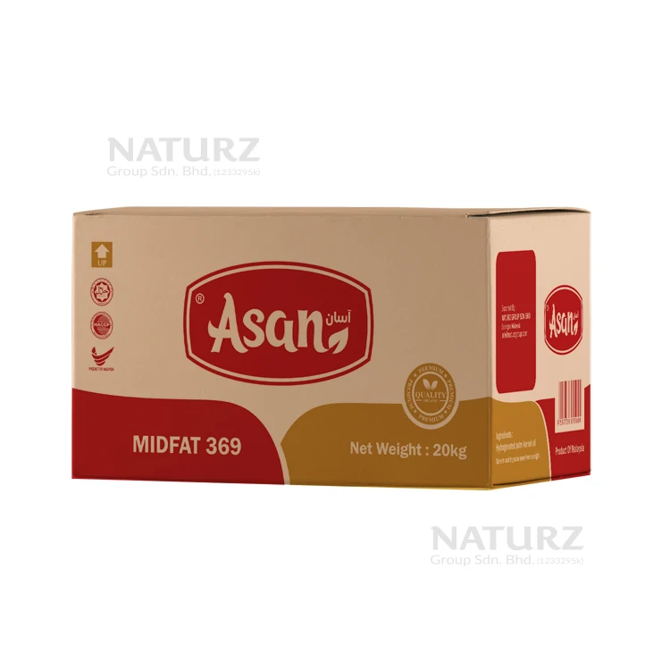 Гидрированное масло пальмового ядра (HPKO) 369 Халяль среднего жира для приготовления пищи