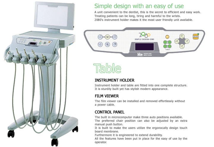 New Best Selling In Korea [NOVAVOX] Dental Unit& Chair Medical chair NV2080 High Quality and Hot Selling