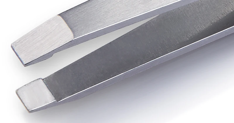 NGHIA T-04 Stainless Steel Grey Finished Best Export Eyebrow Tweezer