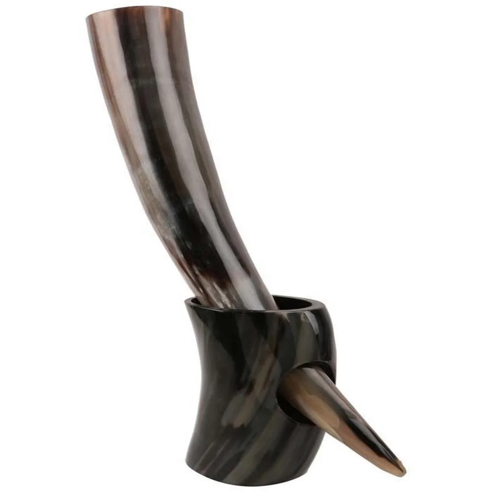 Newly Style Indian Natural Horn Viking Horn With Stand Many Options Over Here with Voice Instrument Horn Mugs and Tumbler