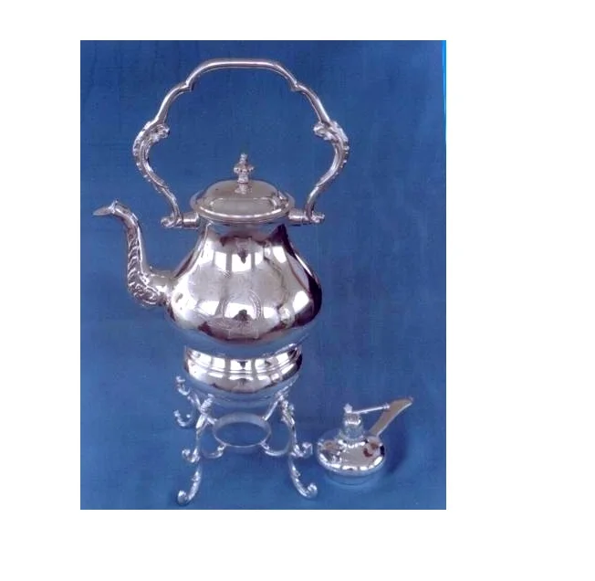 Silver Plated Tea Kettle with burner