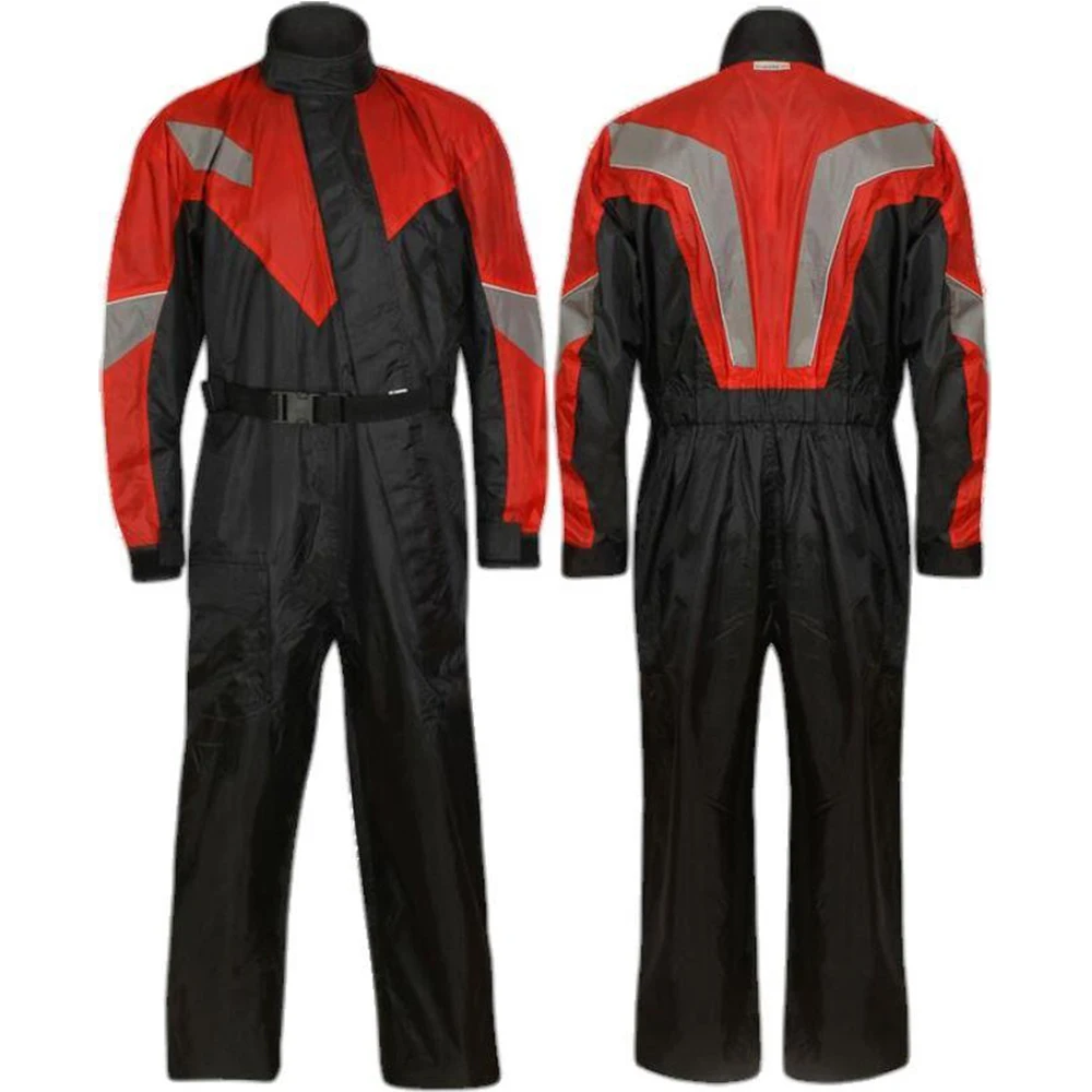 Black Motorcycle Rain Suit