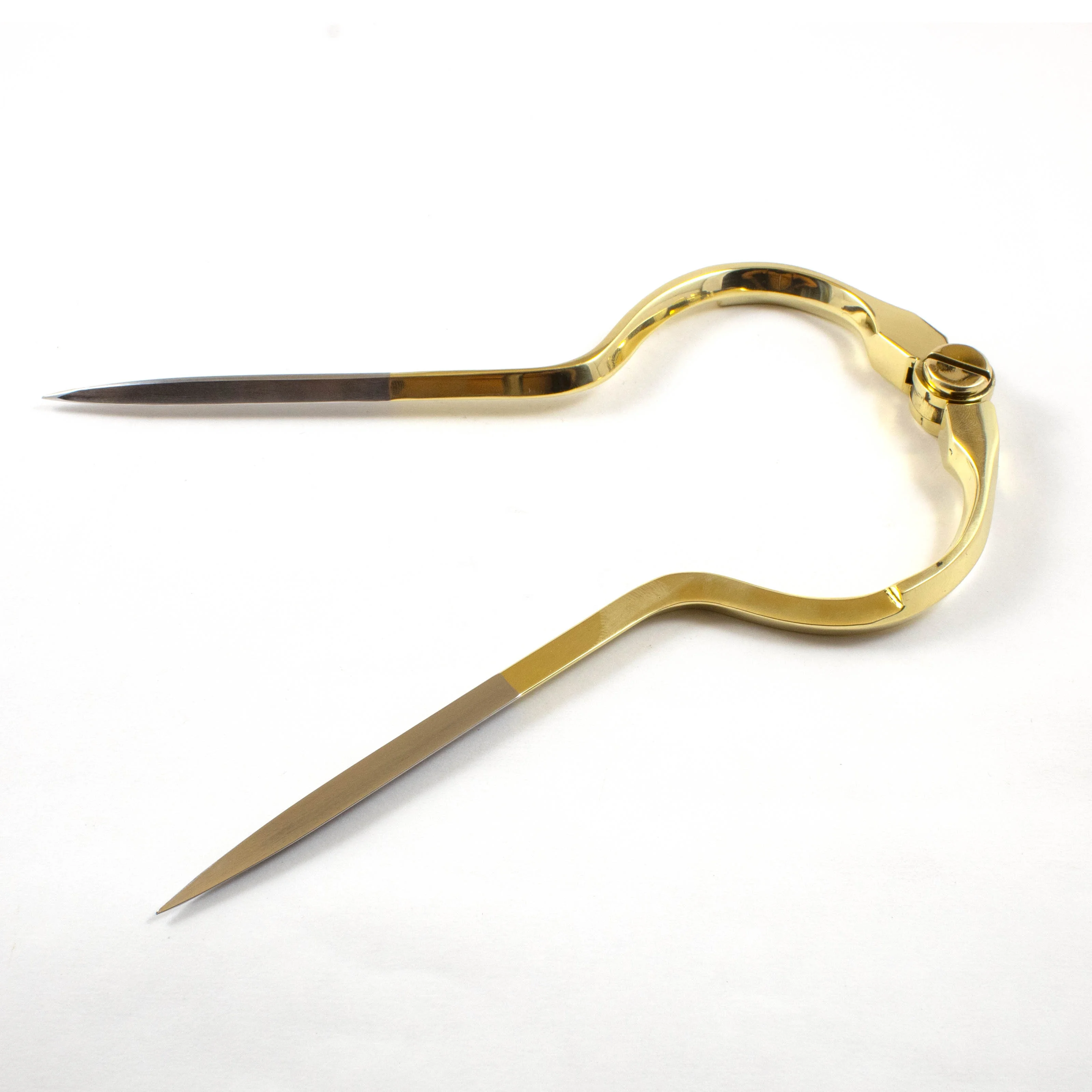 Brass Round Technical Surveying Nautical Single Hand Circular Geometrical Divider Stainless Tip