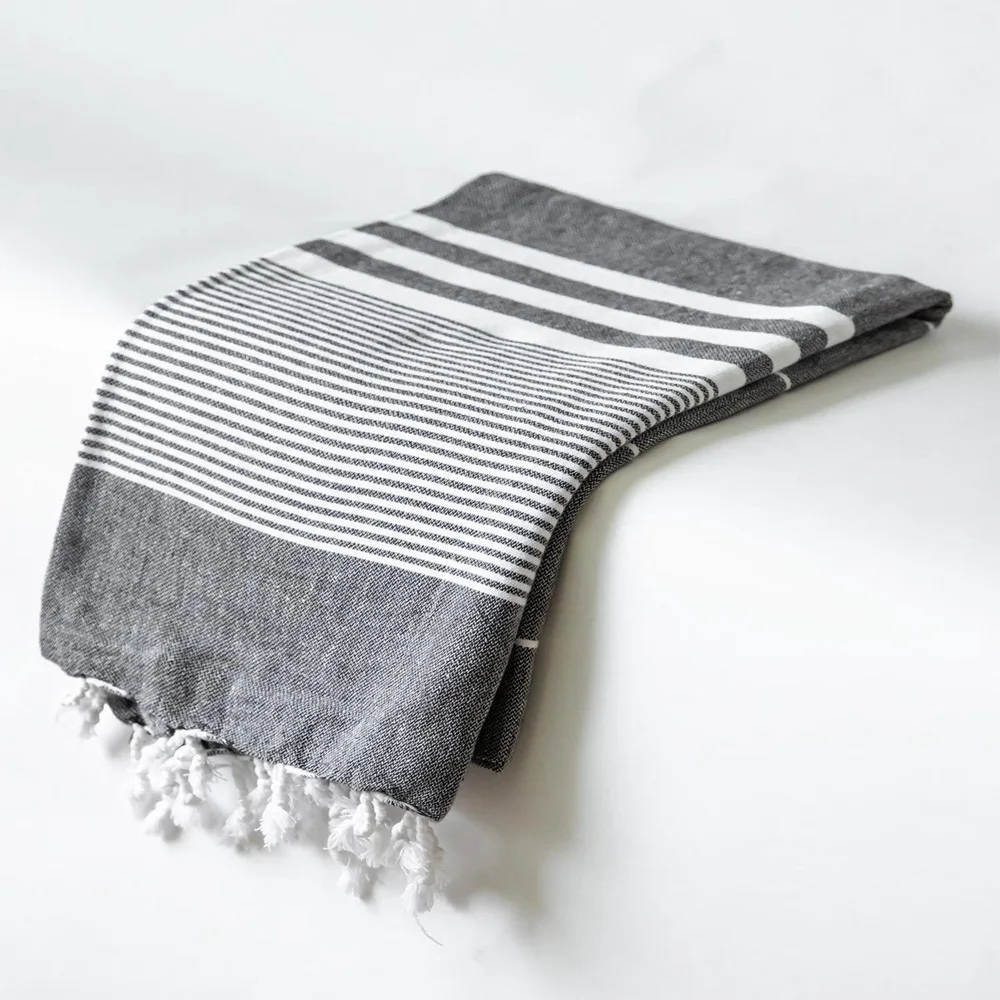 High quality 100% cotton 100x180cm  striped Turkish Bath Beach Towel