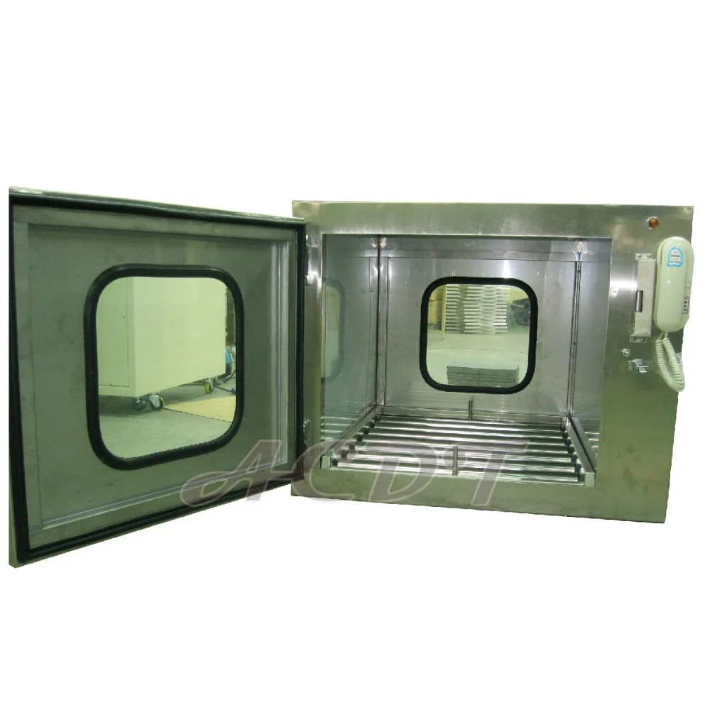 Pass thru box and cleanroom pass box for lab