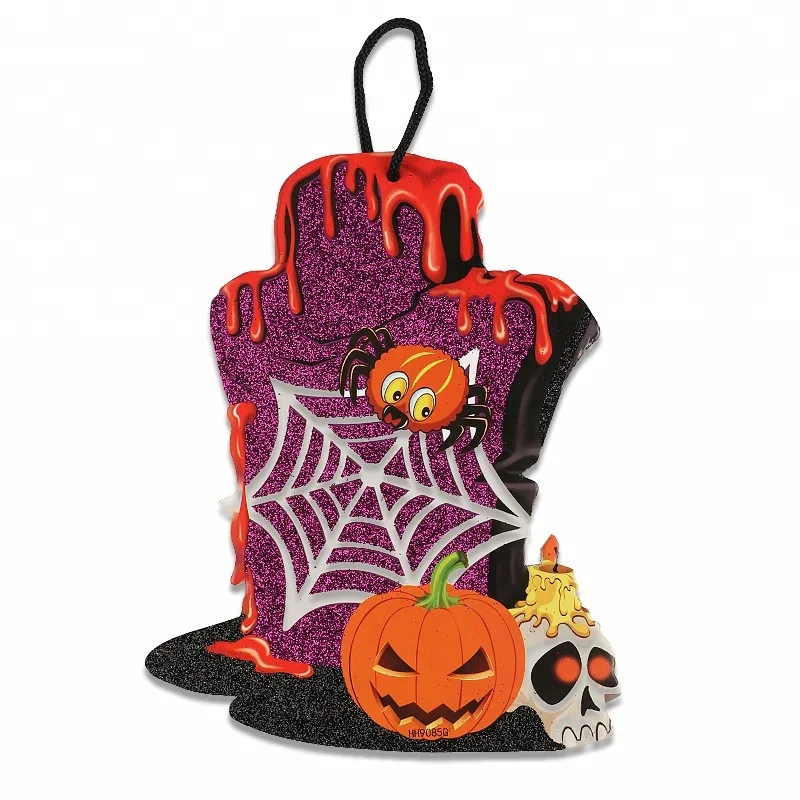 Decorative Mini Artificial Halloween Pumpkins Hot Sale Hanging for Home Garden Decor