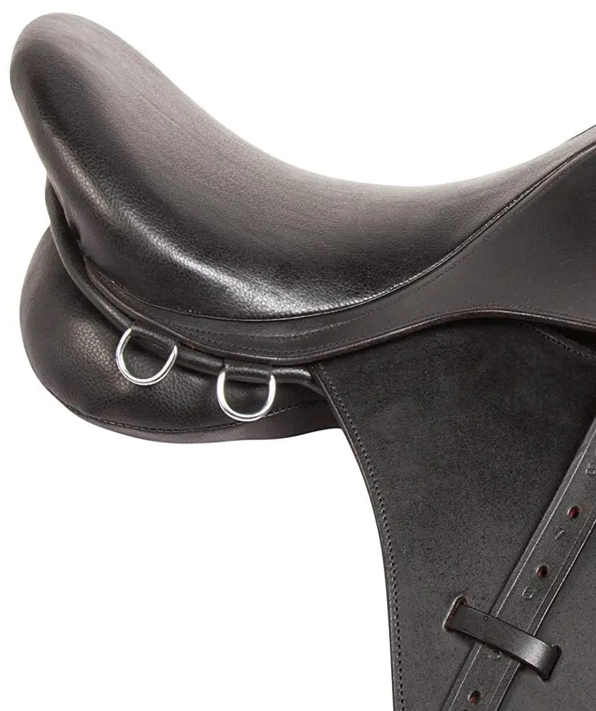 High quality horse riding saddle leather horse saddle