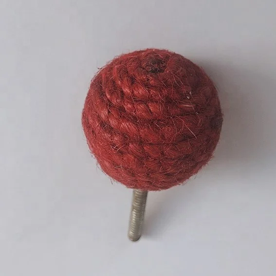 Decorative Jute Knob Cabinet Drawer Knob Rattan Drawer Knob Nautical Jute Cabinet Handle Jute Rope Shelves Drawer