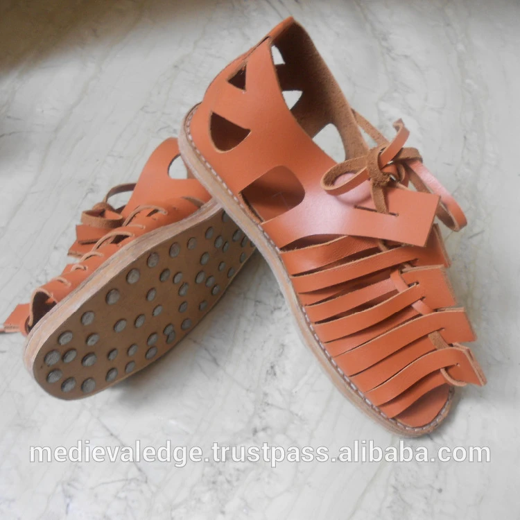 Римские кожаные сандалии, римские сандалии Caligae Tan