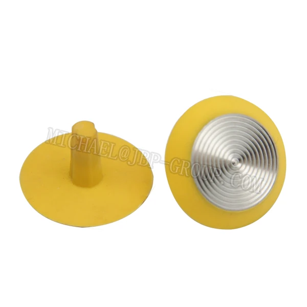 stainless steel tactile studs with shaft with fixing plug with pin
