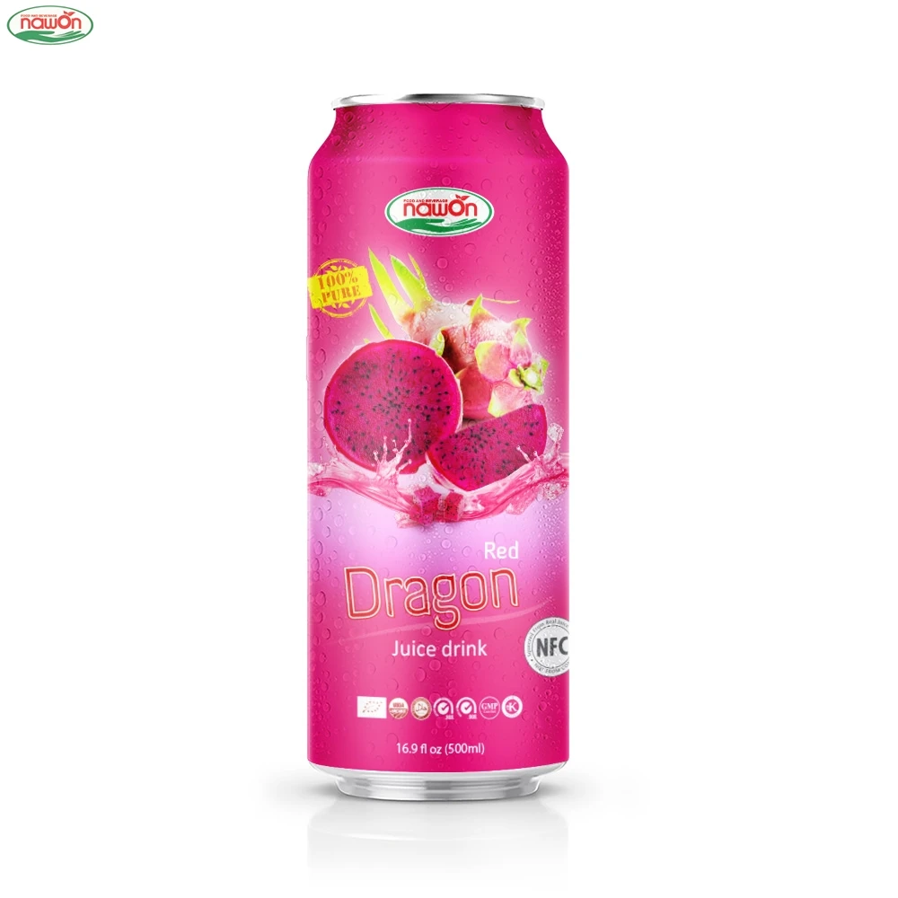 500 мл алюминиевая банка Nawon Fresh Red Dragon suice напиток оптовые поставщики вьетнамский производитель высокое качество OEM ODM