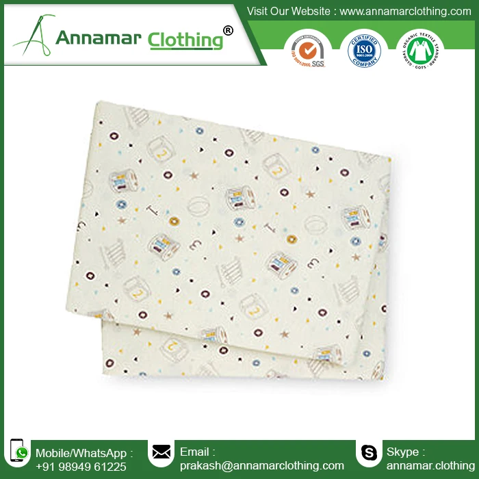 100% Cotton Jersey Knit Fitted Crib Sheet for Standard Crib and Toddler Mattresses For Sale From Indian Supplier