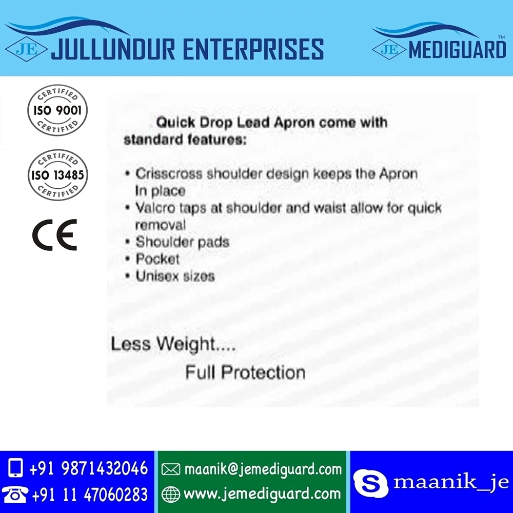 
Quick Drop Lead Apron 