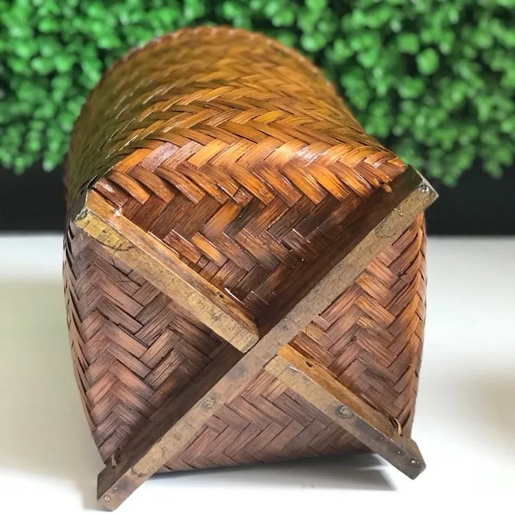 Natural Bamboo Laundry Basket From Vietnam