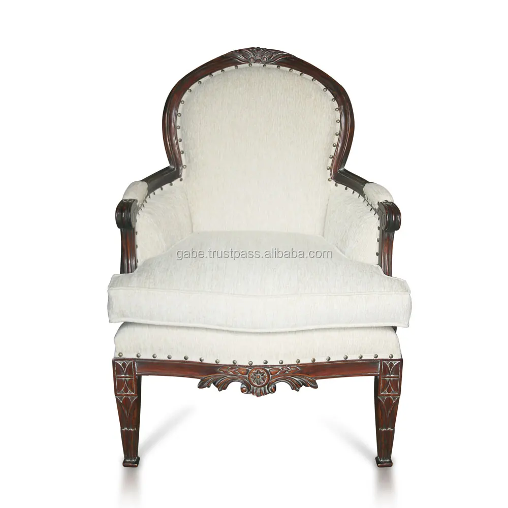 Lounge Chair Freed Mahogany wood With Cushion