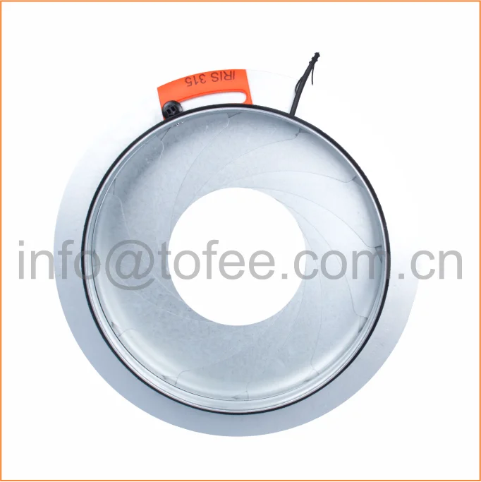 Huixi Adjustable Air Volume Regulating IRIS Air Conditioner Damper 200mm
