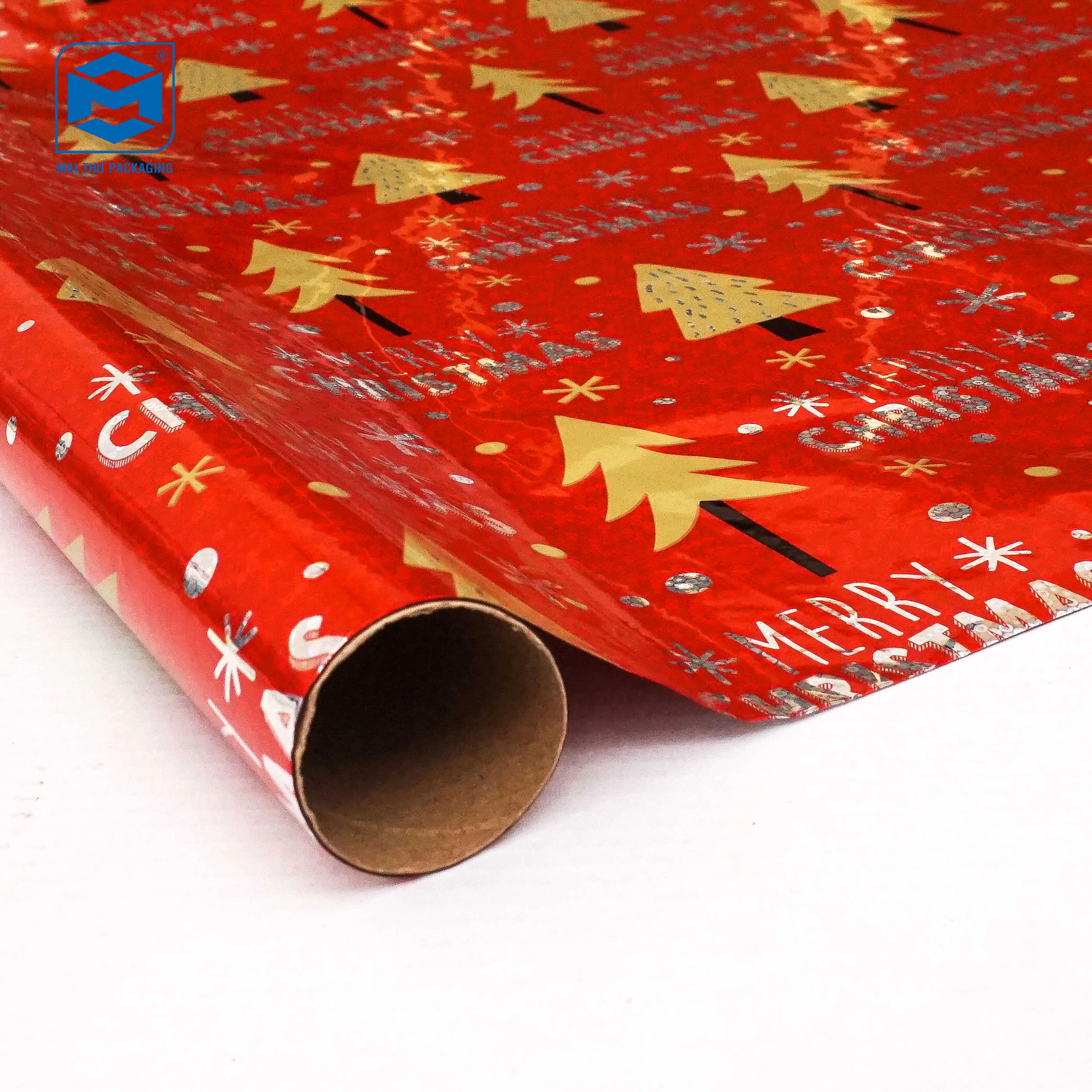 
wrapping paper roll - gift wrap for christmas 27.5 inch x 16.5 feet 