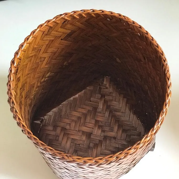 Natural Bamboo Laundry Basket From Vietnam