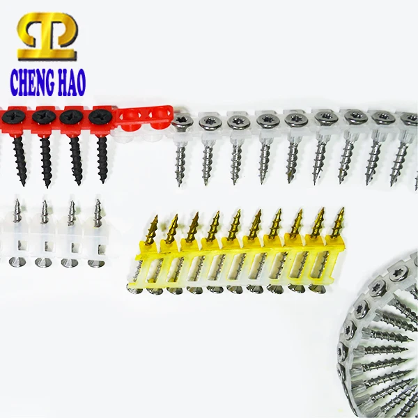 Cheng Hao Taiwan Plastic Collated C Type Self Tapping Drilling Drywall Screw