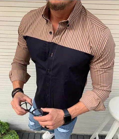 Men 2023 Short Sleeves Shirts Custom Designs From Turkish Manufacture Company