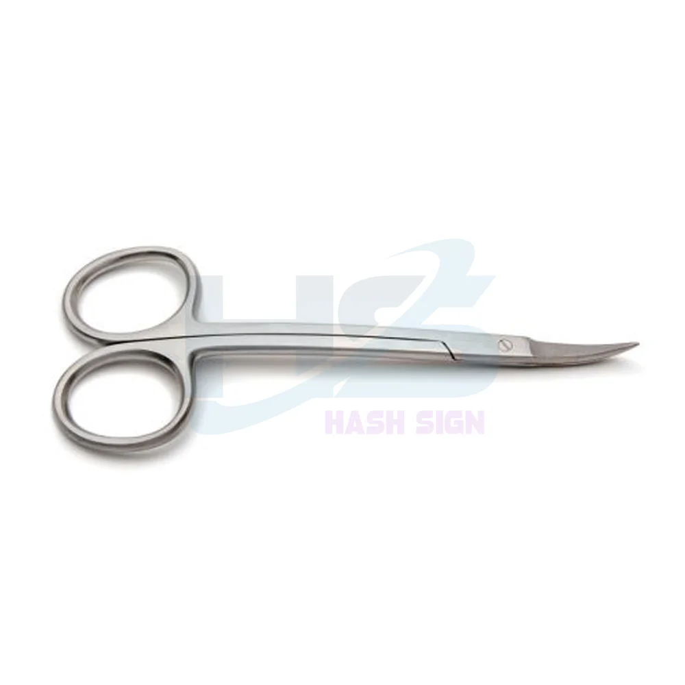 Sharp Cut Operating Surgical Scissors Essential Stainless Steel Instrument for Nurses Strait Curved Bandage Dressing Application