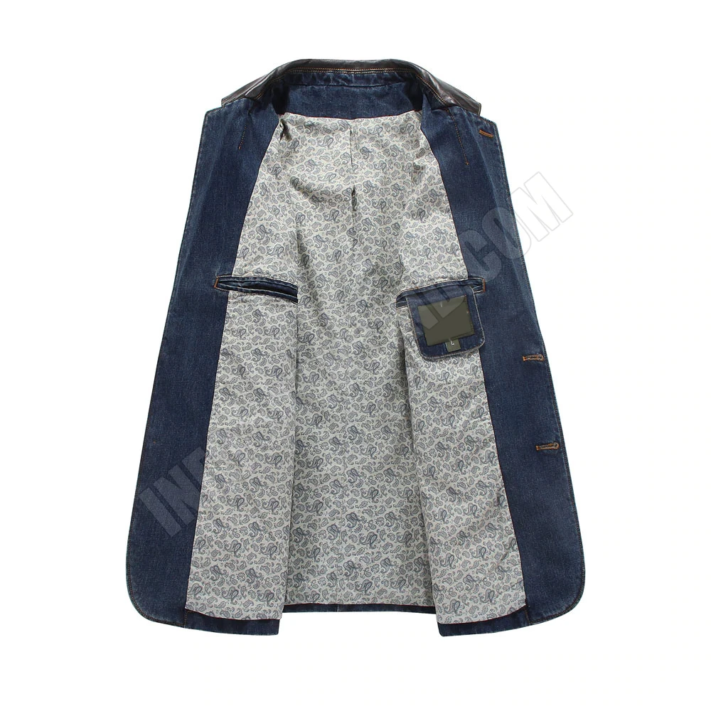 Hotsale Casual Denim Jacket Men Cotton Coat 3XL 4XL Male Brand Clothing Stylish Spring Autumn Suit Blazer Jean Jacket Men