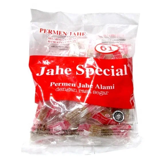 
 Бестселлер: Имбирные жевательные конфеты Jahe 61  