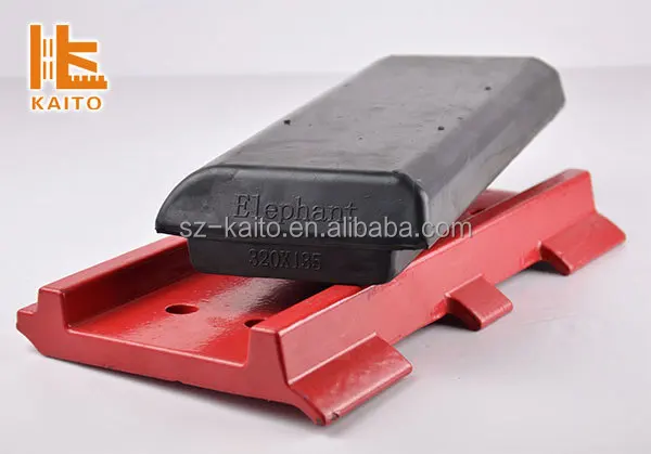 P/N 2102696 Rubber Track Pad,track shoe 260*120 for Wirtgen