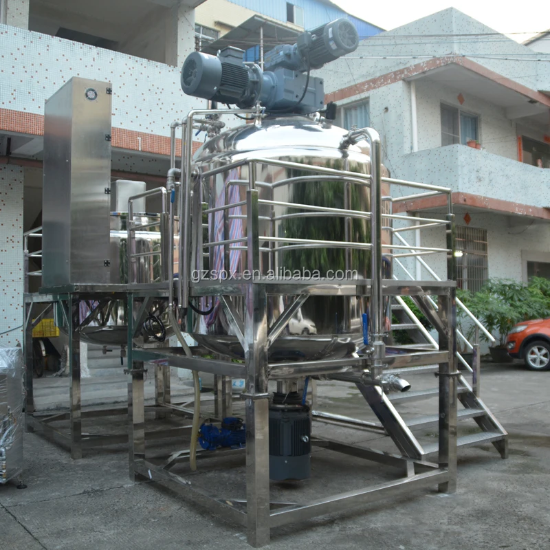 SIPUXIN 2t фиксированный тип очищающего средства для лица с эмульгирующим гомогенизирующим смесителем с горизонтальным двигателе