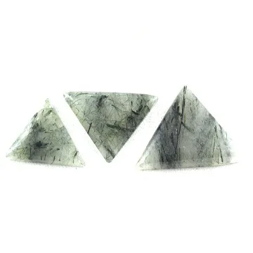 Super Shiny Black Rutile Loose Gemstone Multi Shape Flat Back Cabochons Top Quality Indian Manufracture Wholesale
