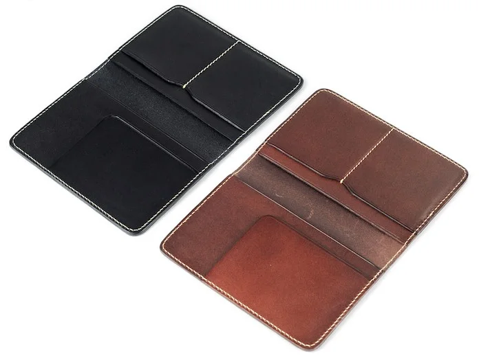 Durable & Safe RFID Leather Passport Card Holder Case Customizable Logo Passport Cases