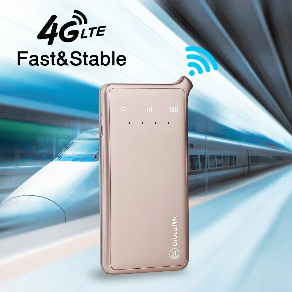 
Global Unlocked WiFi NO SIM Card and Free Roaming ,GocalMe U2 4G LTE Mobile Hotspot with 20GB Data Plan of North America 