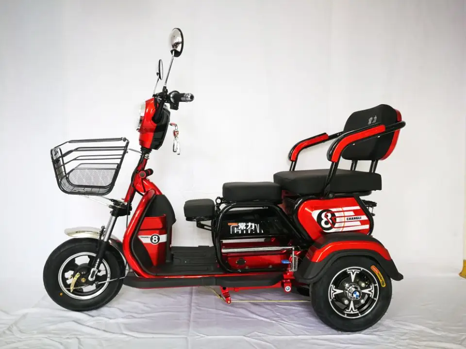  Мини 50cc высокое качество складной 3 колеса дешевые мобильность инвалидов взрослых пассажирский Электрический мопед скутер с педалями