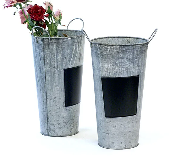 GOOD QUALITY GARDEN FLOWER BUCKET HOME & GARDEN DECORATIVE IRON PAIL HANDMADE DESIGN FLOWER BUCKET