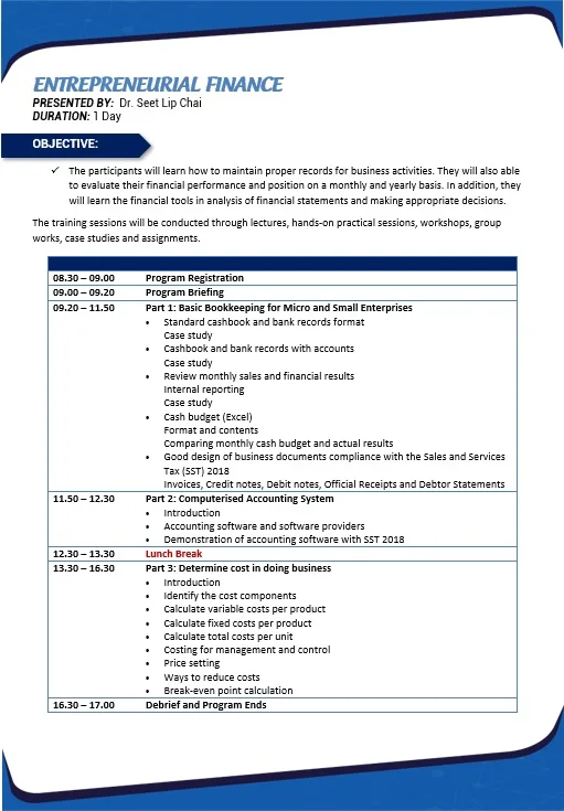 
TECHNOPRENEURSHIP TRAINING WORKSHOP 2019 