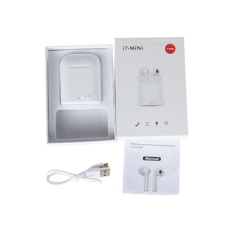 Chinese market new arrival music waterproof TWS I7Mini blue tooth headphones