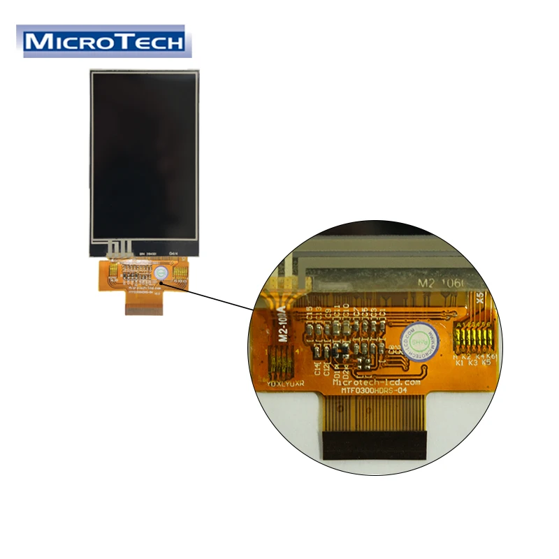 TFT LCD display screen 200x400 Fit for Resistive Touch Panels 3 Inch LCD Display Screen