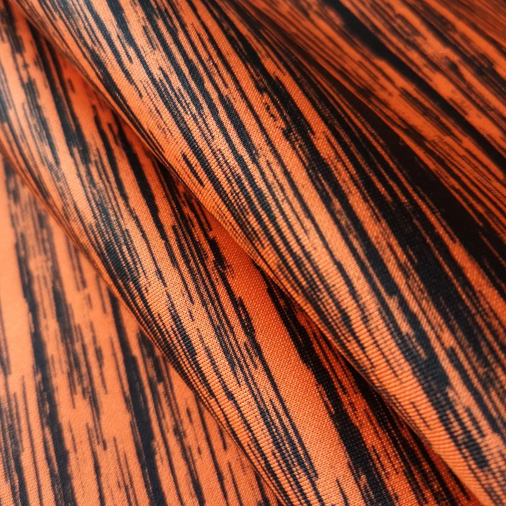 
customize textile synthetic material stripe printed outdoor fabric for active sportswear PS1Y51 