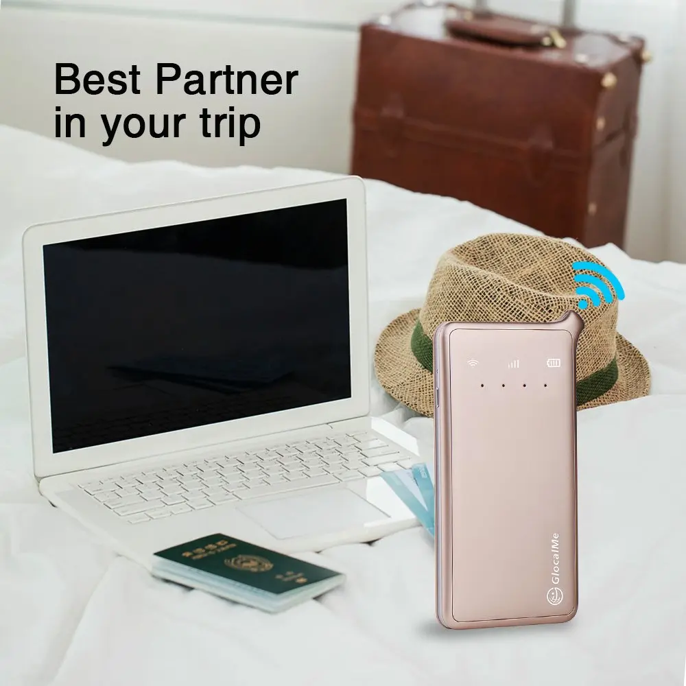 
Global Unlocked WiFi NO SIM Card and Free Roaming ,GocalMe U2 4G LTE Mobile Hotspot with 20GB Data Plan of North America 