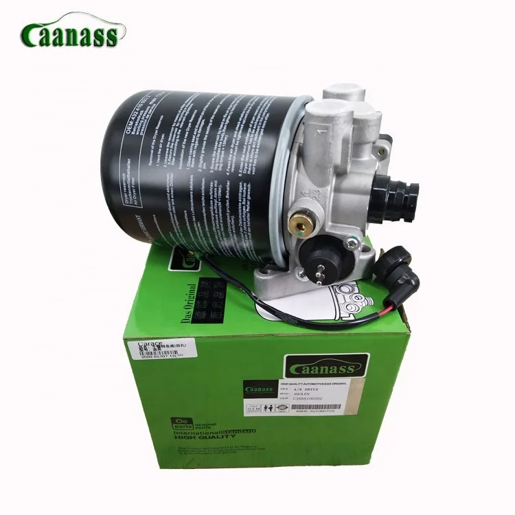 C3555100202 4hole made in china caanass black air dryer assembly for bus and truck part spare auto